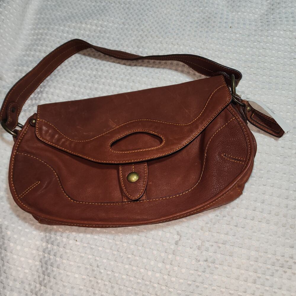 CATERINA LUCCHI Y2K LEATHER HOBO SHOULDER BAG